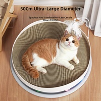 Grattoir pour chat en plastique résistant à l'usure, anti-déchirure, jouet de toilettage trois-en-un