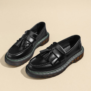 Nuevo Producto Más Vendido 2025, Zapatos de Cuero con Plataforma y Diseño Moderno al Estilo Italiano - Product Image 5