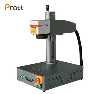 High Precision Motorized lifting Fast Speed Cube Printer metal plate business card Fiber Fiber Laser Engraving Machine