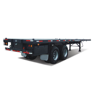 Cheap price 2 AXLES Flatbed Trailers Flatbed Container Pallet Truck Semi Trailer Truck 40 FT Flatbed Semi Trailer in Africa - Product Image 6
