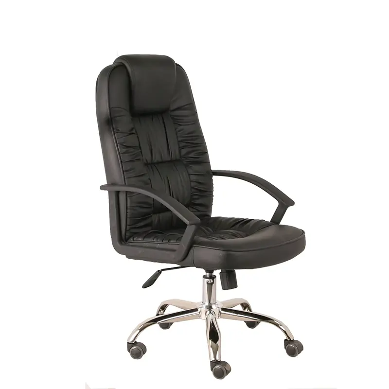 Heated soft cushion PU leather executive manager high back office chair