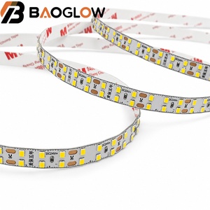 ไฟ LED แบบเส้น OEM ODM SMD2835 240LED/เมตร ตัดได้ทุกๆ 2.5 ซม. DC24V 18W/เมตร 10 มม. แผงวงจรทองแดง-อะลูมิเนียม 18/25 Ra85 สำหรับตกแต่งร้านค้า - Product Image 6