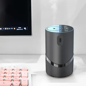 2023 Portable Electric Digital Screen Battery Powered Car USB Rechargeable Essential Oil Aroma Waterless Diffuser Machine