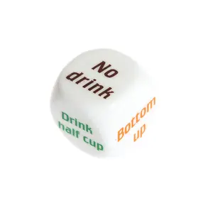 益智25毫米游戏赌博成人游戏情侣酒吧派对酒吧饮料决定者有趣的玩具喝葡萄酒莫拉英语骰子