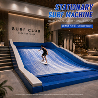 Simulateur de surf individuel, machine à vagues stationnaire pour les centres de villégiature et les parcs aquatiques