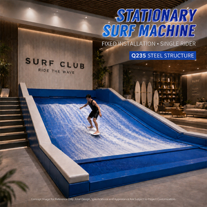 Simulador de Surf Individual con Máquina de Olas Estacionaria para Resort y Parque Acuático - Product Image 3