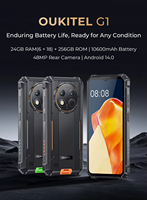 Prix de gros Oukitel G1 Téléphone robuste 6 Go + 256 Go 4G Téléphone portable robuste Oukitel G1 Téléphone portable pas cher