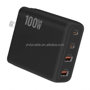 Nouveau chargeur Gan PD 100W, adaptateur PD pliable standard US UK EU AU 100W, chargeur de voyage 2A2C - Product Image 3