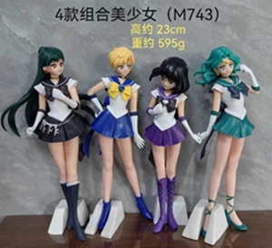 Figurine d'anime Kaiou Michiru de 23 cm, version GLITTER&GLAMOURS, modèle Tomoe Hotaru, jouet cadeau, figurine d'action Haruka - Product Image 6