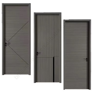 Thiết kế hiện đại lõi rắn lớp cửa chống cháy chúng tôi NFPA 252 chứng nhận bên cho căn hộ bên ngoài phòng ngủ tầng hầm khách sạn - Product Image 2