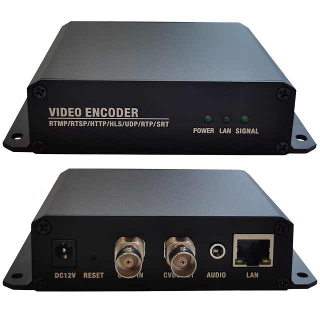1 Channel CVBS IP in Loopout IPTV Encoder H265 H264 SDStreaming Encoder