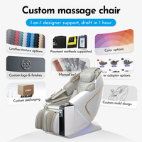 Fauteuil de massage commercial à commande par carte de crédit, pièces et billets, avec scanner 3D, zéro gravité et système de paiement