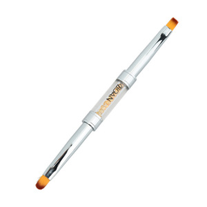Dual End Nail Art Brush Pen Flat Liner Dotting Tool Metal Acrylic Diamond Handle for Gel Decoration - Product Image 3