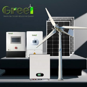 Système hybride complet 10kW 50kW 100kW pour raccordement au réseau, éolien et solaire haute efficacité 6kW 8kW pour la maison - Product Image 4