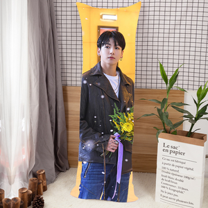 Venta al por mayor KPOP Idol Group Bangtan Boys <span class=keywords><strong>JUNGKOOK</strong></span> I AM STILL JK Body funda de cojín funda de almohada larga - Product Image 3
