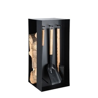 Kit d'outils de cheminée, 20 pièces, vente en gros, accessoires de cheminée avec stockage du bois, expédition en chine