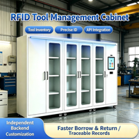 Armoire de gestion d'outils intelligente RFID, armoire pour matériel et consommables d'atelier avec fonction d'inventaire et de distribution automatiques