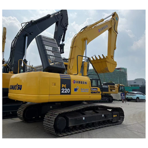 Performances durables, réponse rapide, déblaiement des débris après tremblement de terre, excavatrice hydraulique d'occasion KOMATSU PC220-7 de 22 tonnes - Product Image 1