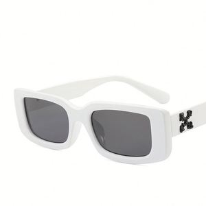 Lunettes de soleil carrées noires vintage personnalisées 2022 pour hommes UV400 <span class=keywords><strong>X</strong></span> Letter Shades Small Rectangle Lunettes de soleil pour femmes - Product Image 4