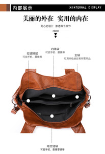 Fashion New Designer Crossbody Bags High Quality PU Leather Shoulder Messenger Bag Casual <b>Totes</b> Luxury Women Handbags and Purses - Product Image 2