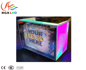 หน้าจอแสดงผล LED ขนาดเล็กในร่มแบบสามพื้นผิวโต๊ะดีเจมุมขวา90โลโก้สำหรับบาร์ดนตรีจอแสดงผลดิจิตอล - Product Image 4