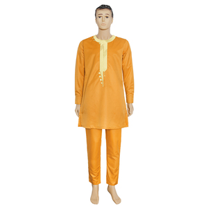 H & D <span class=keywords><strong>abiti</strong></span> tradizionali caldi 2 pezzi ultimo disegno vestito africano abbigliamento da <span class=keywords><strong>uomo</strong></span> in grande fabbrica - Product Image 2