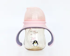 Manufacturer Factory high quality 180ml 240ml 300ml baby nipple feeding cup ppsu bottle