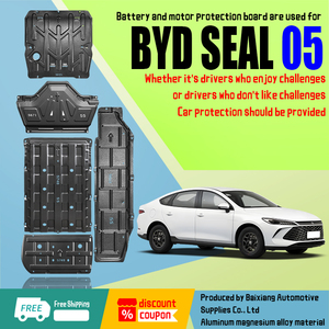 Plaque de protection <span class=keywords><strong>sous</strong></span> châssis, <span class=keywords><strong>cache</strong></span>-<span class=keywords><strong>moteur</strong></span>, protection de batterie, plaque anti-chute pour BYD Sealion, Seal, Dolphin, Seagull, Yuan Up, Atto <span class=keywords><strong>3</strong></span>, M6, M9 - Product Image 4