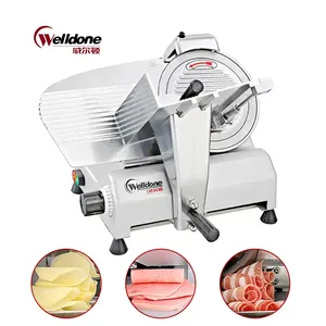 Hot sale 0-18mm thickness ham sliders cheese fruit vegetable bread cutting heavy duty home electric 12 inch meat slicer