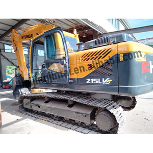 Excavatrice Hyundai 215L d'occasion, 21 tonnes, excavatrice hydraulique sur chenilles d'occasion, bon état, pour la construction - Product Image 2