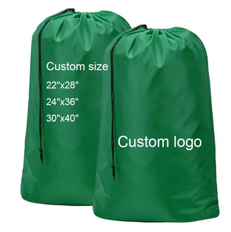 Custom logo size Reusable Foldable Laundry Bag