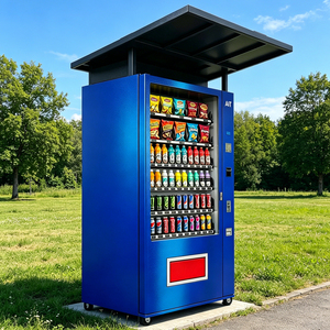 Distributeur automatique commercial AIT pour l'extérieur, station de vente de snacks et de boissons avec auvent pour station de recharge de véhicules électriques et station-service - Product Image 3