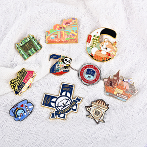 Tùy Chỉnh Dễ Thương Pins Phù Hiệu <span class=keywords><strong>PVC</strong></span> Ve Áo Pin Động Vật Quay Giá Rẻ Tên Tag Huy Hiệu Bán Buôn - Product Image 1