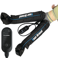 Bottes de récupération sportive pour drainage lymphatique, bottes à compression d'air avec batterie portable 5000 mAh, 6 modes de pression, 8 chambres