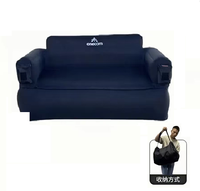 Canapé gonflable portable 2 places, plusieurs couleurs au choix, canapé gonflable floqué pour le camping en plein air et la détente quotidienne en intérieur