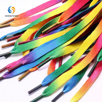 Lacets colorés amusants en gros avec motifs imprimés par transfert thermique pour baskets de sport personnalisées