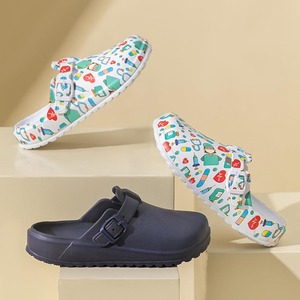 Enfermeras médicos trabajan suela blanda espuma de dibujos animados médico impreso Scrub zapatos zapatillas sala limpia suave Flexible antideslizante para Hospital - Product Image 3