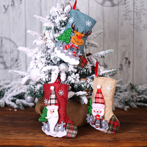 Chaussettes <span class=keywords><strong>de</strong></span> décoration <span class=keywords><strong>de</strong></span> <span class=keywords><strong>Noël</strong></span> Cadeau pour enfants Chaussettes <span class=keywords><strong>de</strong></span> <span class=keywords><strong>Noël</strong></span> <span class=keywords><strong>de</strong></span> vacances personnalisées tricotées - Product Image 3