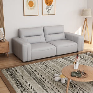 Sofá de Tela y Cuero de Diseño Moderno para Muebles de Hotel, Novedad <span class=keywords><strong>2026</strong></span>, Precio de Fábrica, Sofás para Sala de Estar al por Mayor - Product Image 2