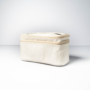 Recycled Tyvek Cosmetic Bag with Zipper Closure Durable Fashion <b>Makeup</b> Storage & Pencil <b>Case</b> for Girls (Customizable) - Product Image 2
