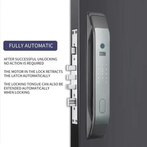 Tuya Wifi APP <b>Smart</b> Fingerprint Door Lock Home Automation Digital Password Keypad IC Card Anti-theft <b>Electronic</b> Lock - Product Image 5