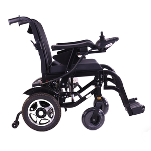 คุณภาพสูง TAKAN DYW-459-46A11(5 # รถเข็นไฟฟ้าพับได้พร้อมพนักพิงหลัง ล้อหลังขนาด 12 นิ้ว มอเตอร์แบบแปรงถ่าน 250 วัตต์ แผ่นรอง PU ได้รับการรับรองมาตรฐาน CE - Product Image 1