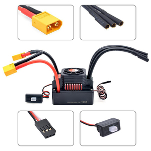ESC sans balais 25A 35A 45A 60A 80A 120A 150A avec connecteur XT60 pour Crawler Buggy RC 1/10 1/8 - Product Image 3