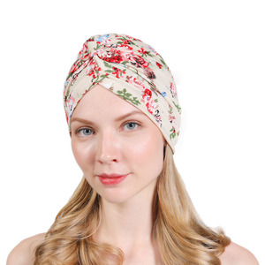 ผ้าโพกหัวผ้าฝ้ายยืด ผ้าโพกศีรษะบีบบบิด คละสี หัวบีนส์ ผ้าคลุมผมอินเดีย ผ้าคลุมศีรษะที่เป็นของแข็ง - Product Image 3