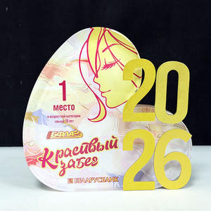 جائزة كأس زجاجية على شكل قلب كريستالي جديدة لعام <span class=keywords><strong>2026</strong></span>، جوائز رياضية مخصصة لعام <span class=keywords><strong>2026</strong></span>، كؤوس وجوائز رياضية MH-N721 - Product Image 4