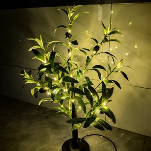 Lámpara de Mesa LED con Simulación de Olivo para el Hogar, Dormitorio, Fiesta de Navidad, Boda, Luces Decorativas, Árbol Luminoso, Luz Nocturna - Product Image 5