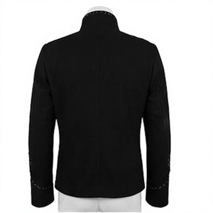 <b>Men</b> Black Style <b>Jacket</b> Stage Performance <b>Festival</b> Costume Outdoor Reproduction Uniform <b>Jacket</b> - Product Image 2