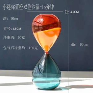 Nouvelle horloge à sable créative en verre, minuteur de 3 à 60 minutes, forme goutte d'eau personnalisée pour la décoration intérieure - Product Image 6