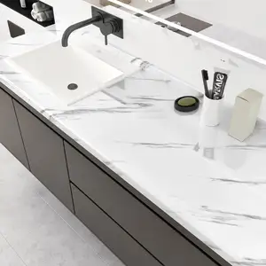 ORON White Peel And Stick Wallpaper Self Adhesive Kitchen Sticker Waterproof Marble Vinyl Wallpaper For Wall decoration