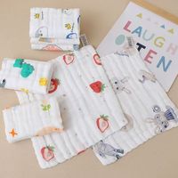 Ensemble de bavoirs pour bébé en coton, taille personnalisée, réutilisables, anti-érythème, 25x25cm, vente en gros directe usine